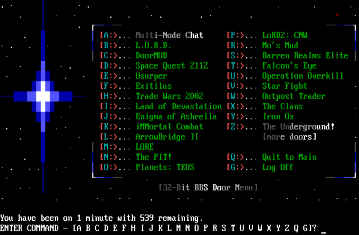 90s bbs door games list
