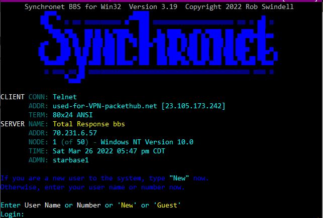Pyroto Telnet BBS Guide